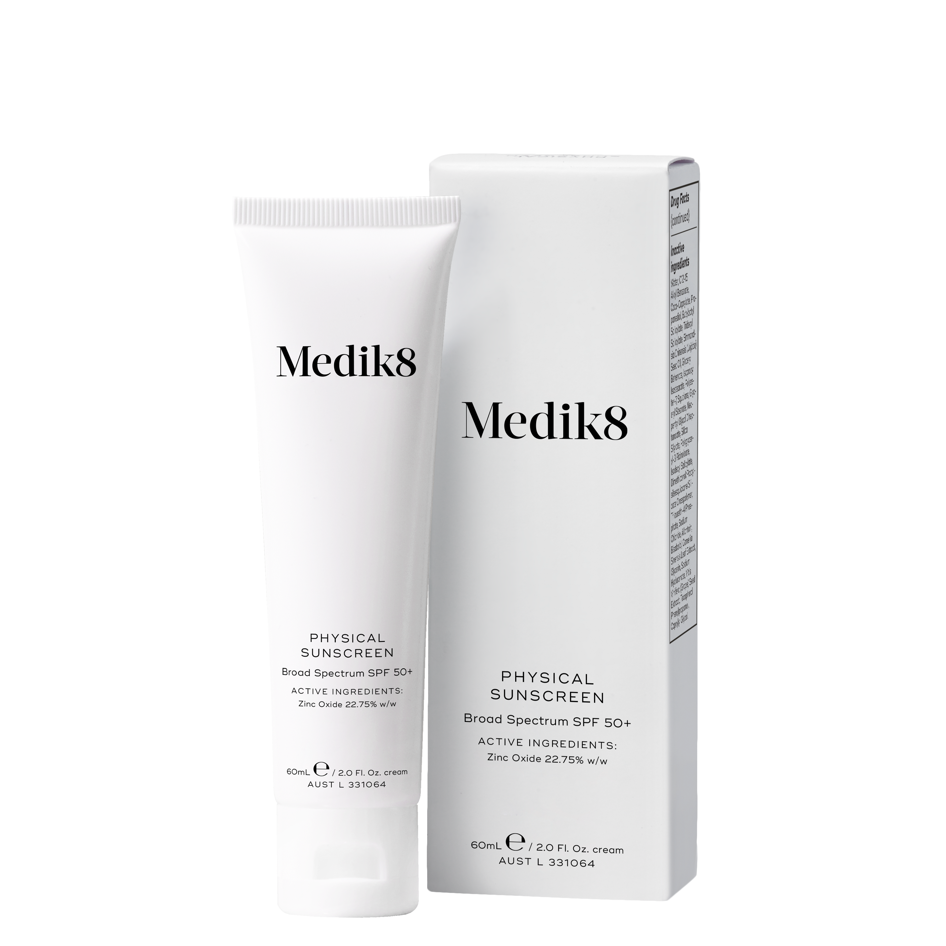 Medik8- Physical Sunscreen SPF50+ 60ml